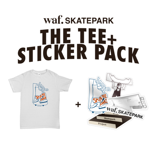 waf.Skate Park the Tee + Sticker Pack